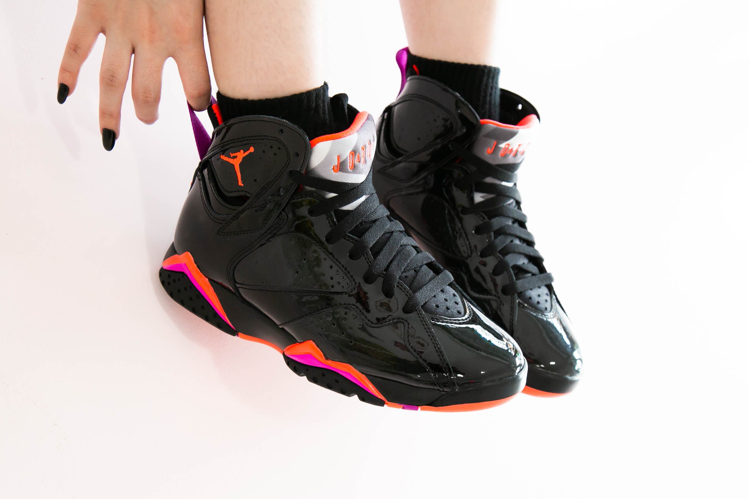 air jordan 7 retro black patent