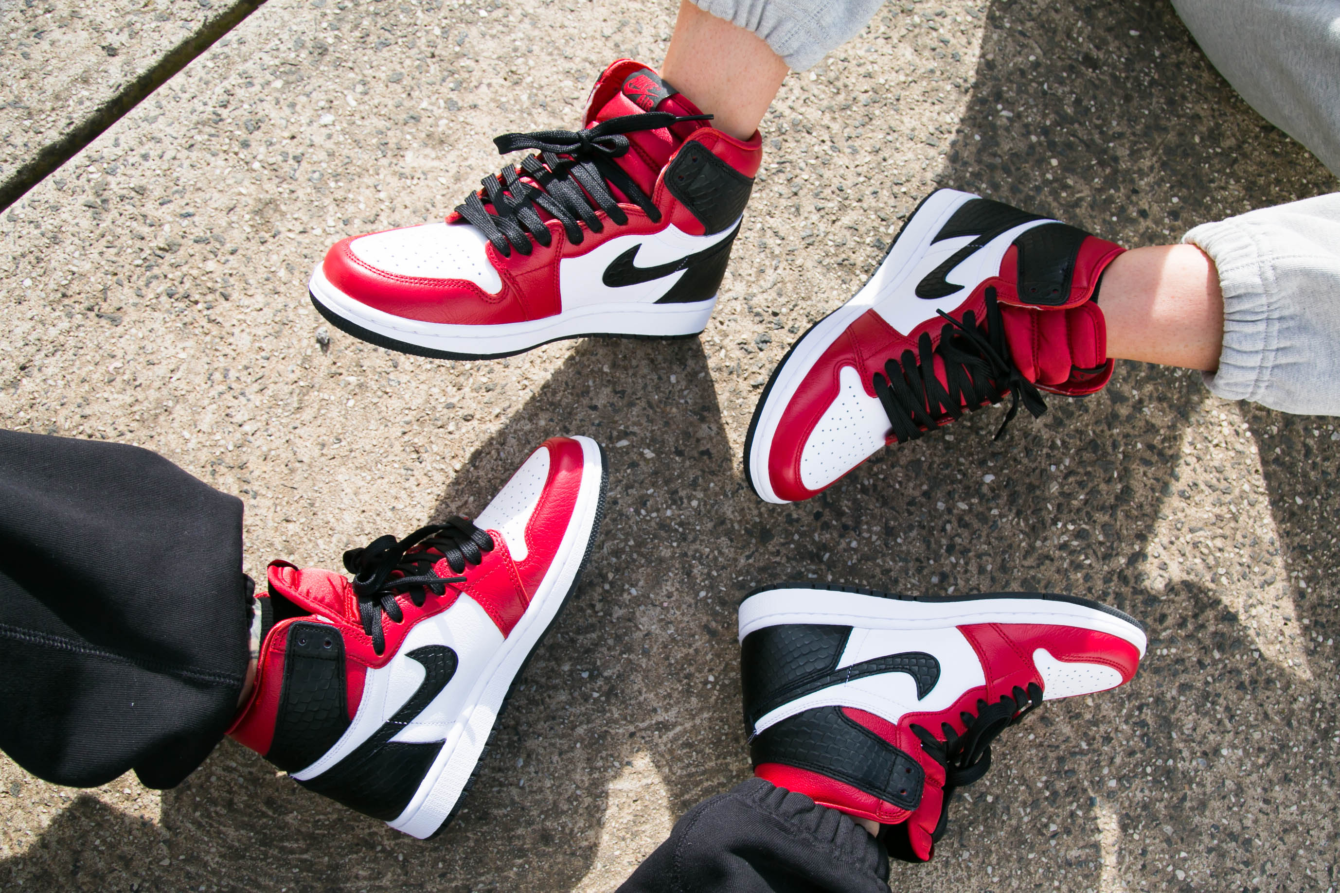 red satin jordan 1