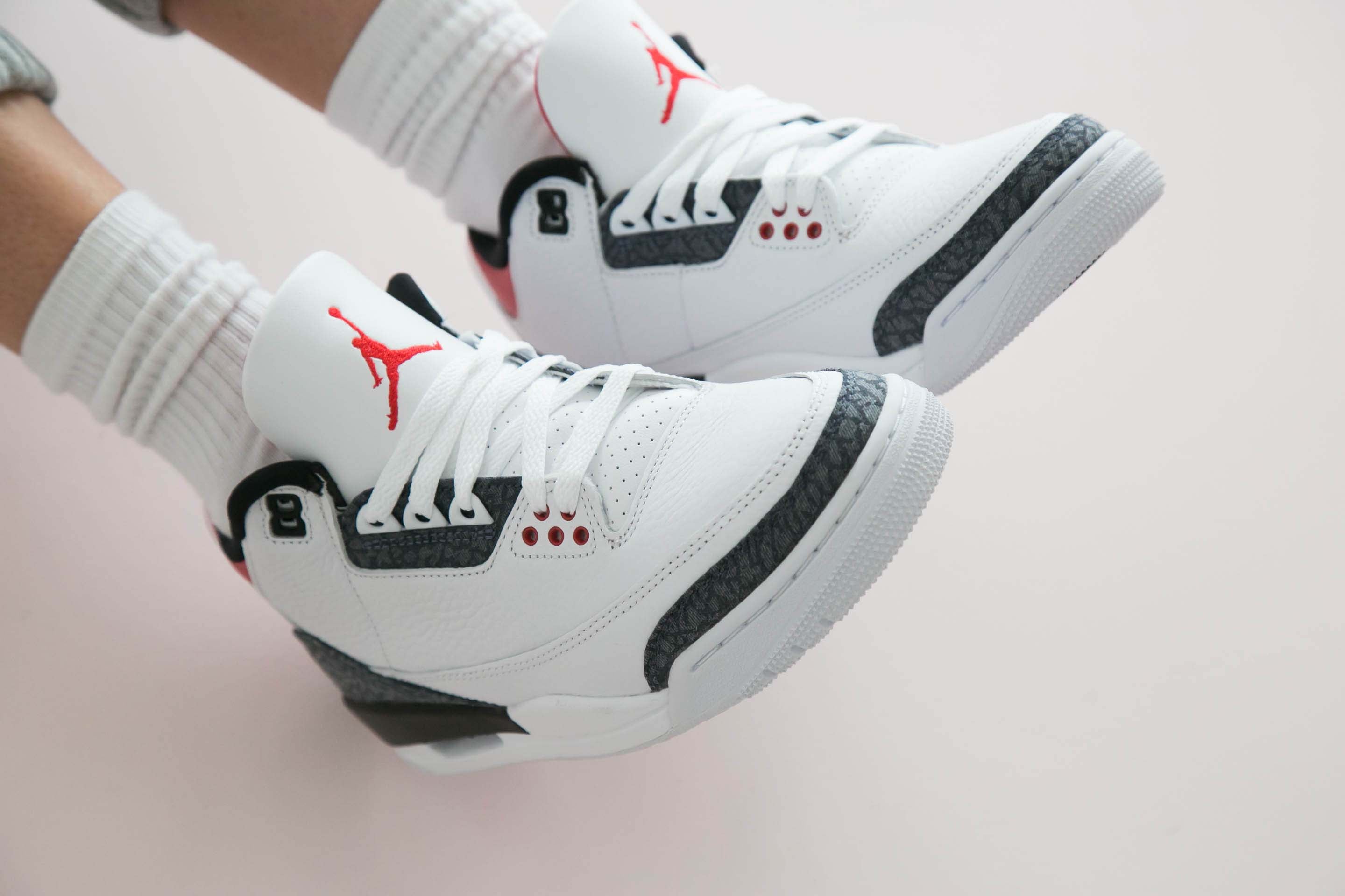 Air Jordan 3 Retro Se Fire Red Denim October 2 Sneaker Releases Sole Finess