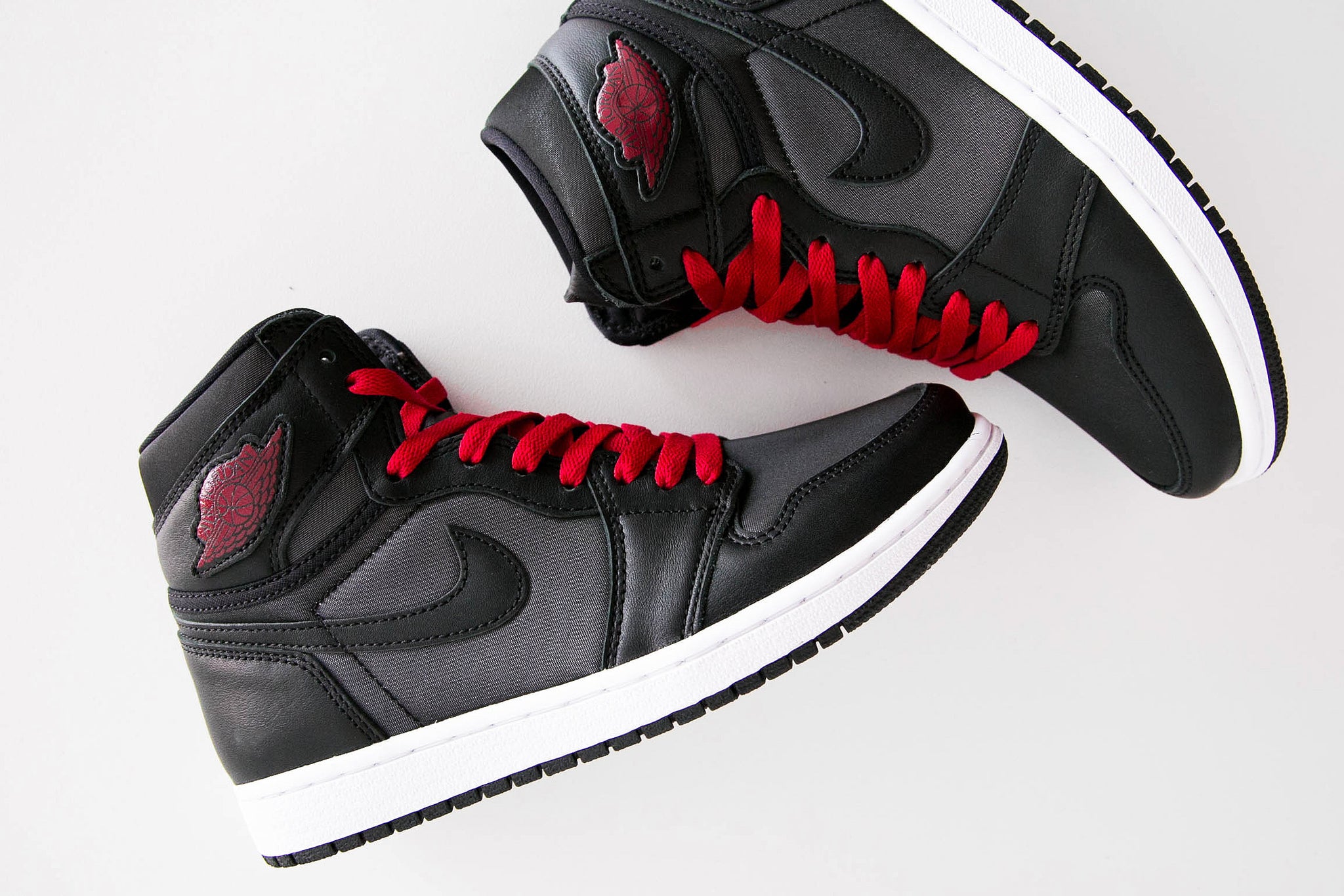 black satin jordan