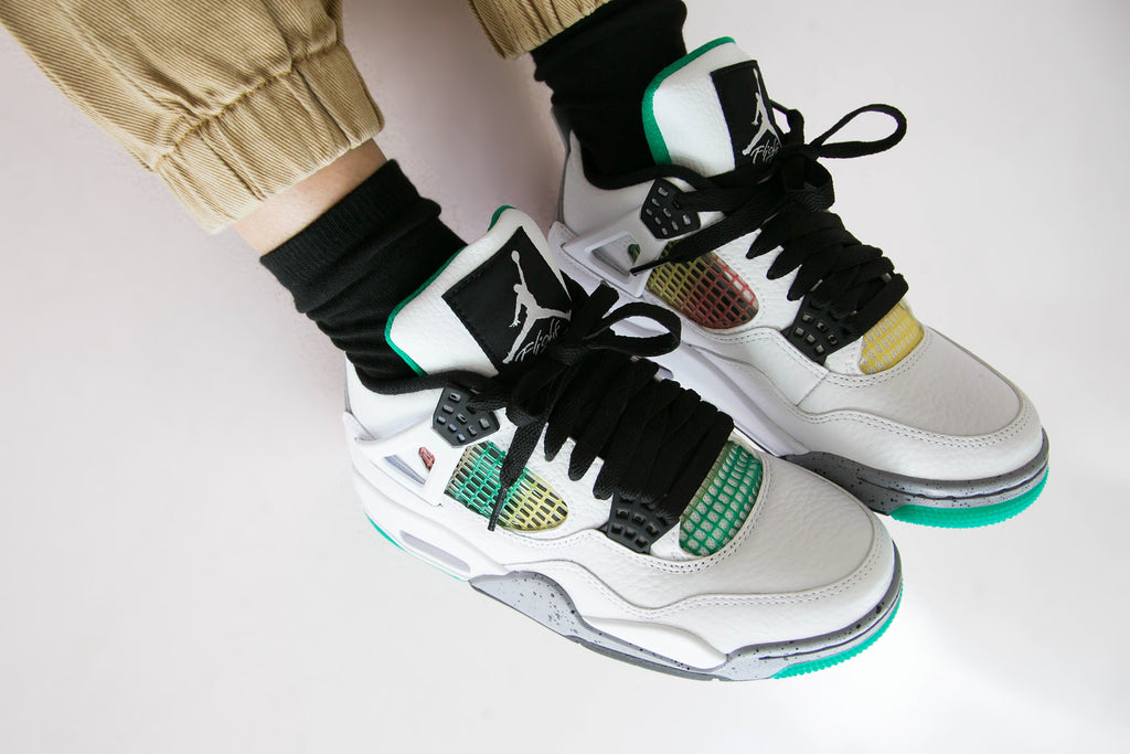 jordan 4 white green