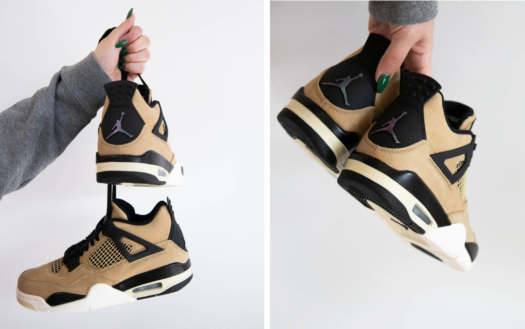 women's air jordan 4 mushroom