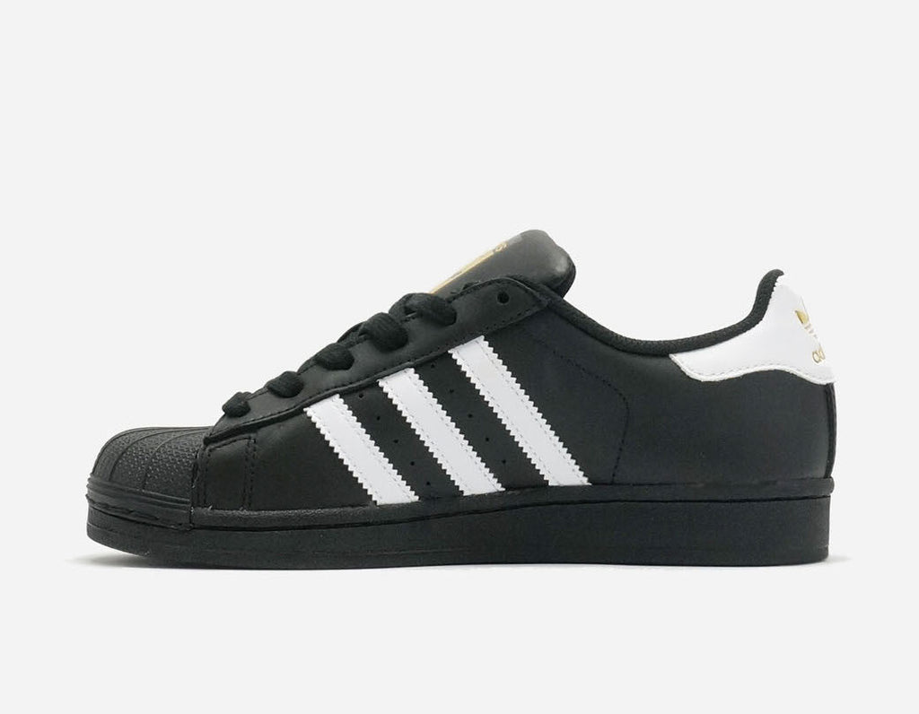 adidas black with white