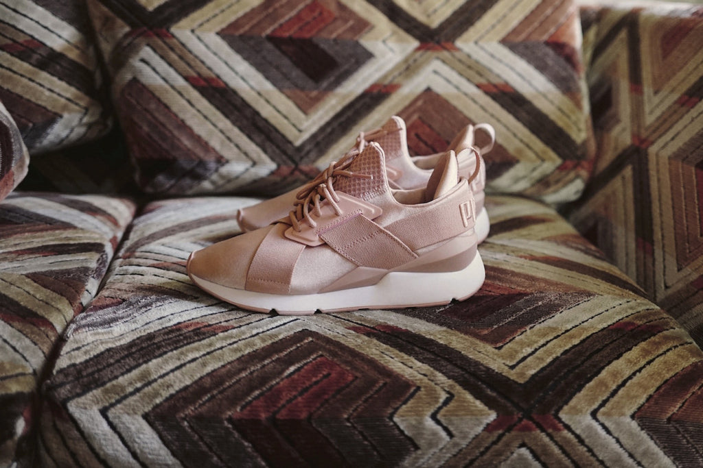 puma muse satin peach