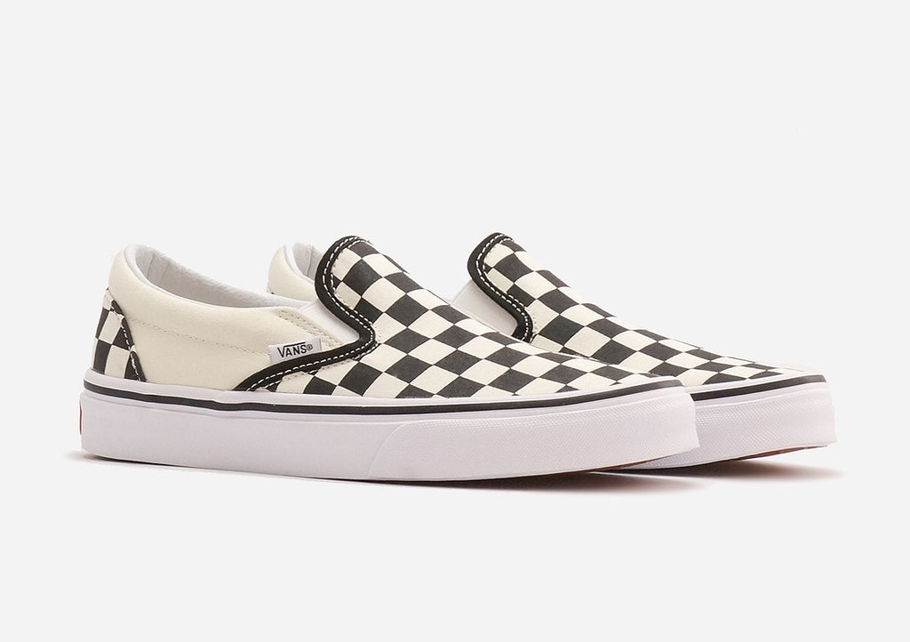 classic slip on checkered vans