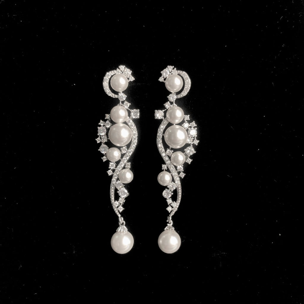 Belle Bridal l bridal earrings, wedding earrings, crystals earrings ...
