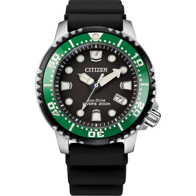 Citizen Eco-Drive Promaster Dive Watch Orca with Black Dial and Rubber  Strap #BN0230-04E