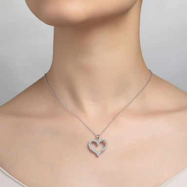 Diamond Heart Pendant - 002-165-01436