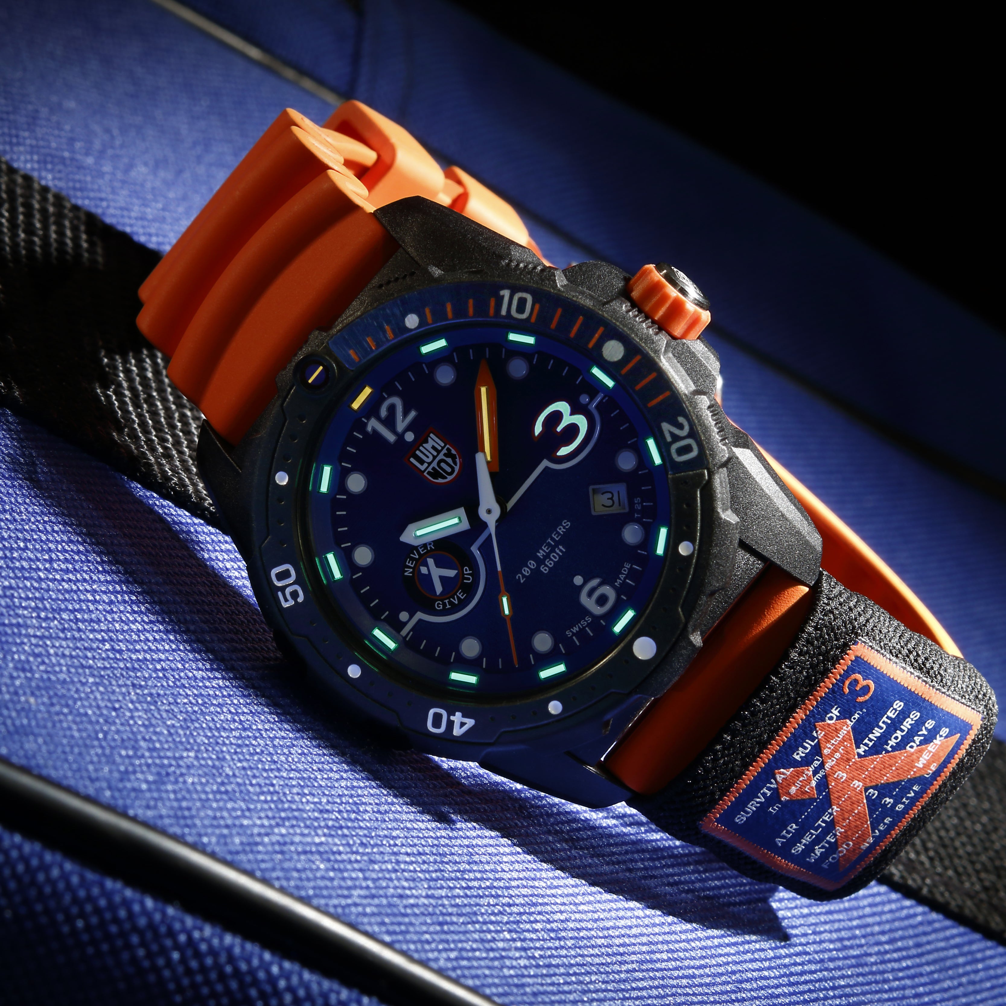 Luminox Limited Edition Bear Grylls Survival Sea Series Rule Of 3 3723.R3