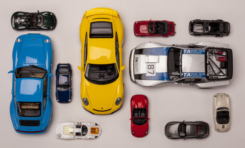 Porsche scale models