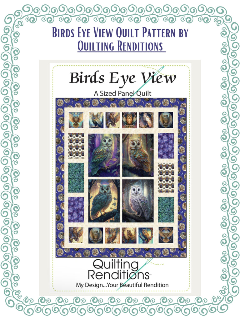 Birds Eye View Quilt Pattern by Quilting Renditions Quilt Patterns.