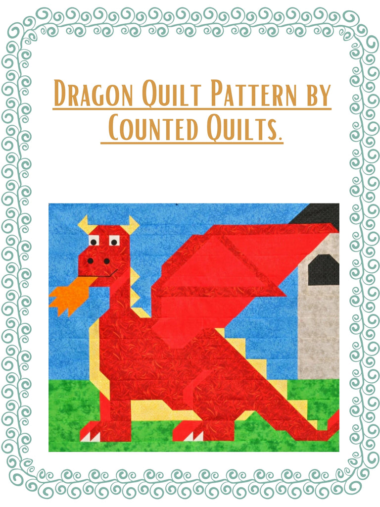 Dragon Quilt Pattern by Counted Quilts.