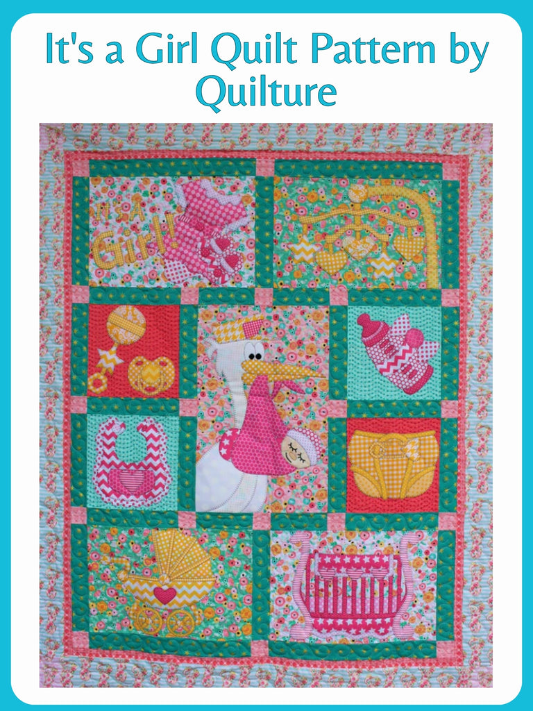 It's a Girl Quilt Pattern by Quilture