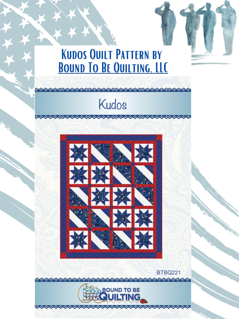 Kudos Quilt Pattern by Bound To Be Quilting, LLC.