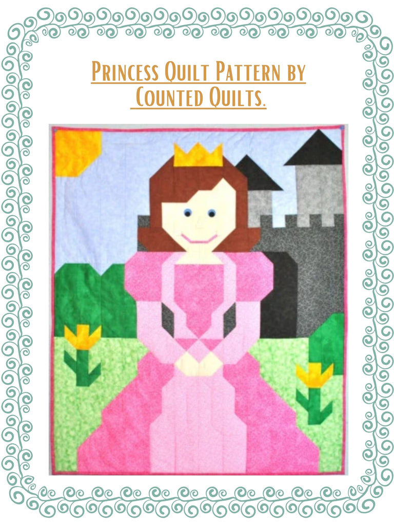 Princess Quilt Pattern by Counted Quilts.