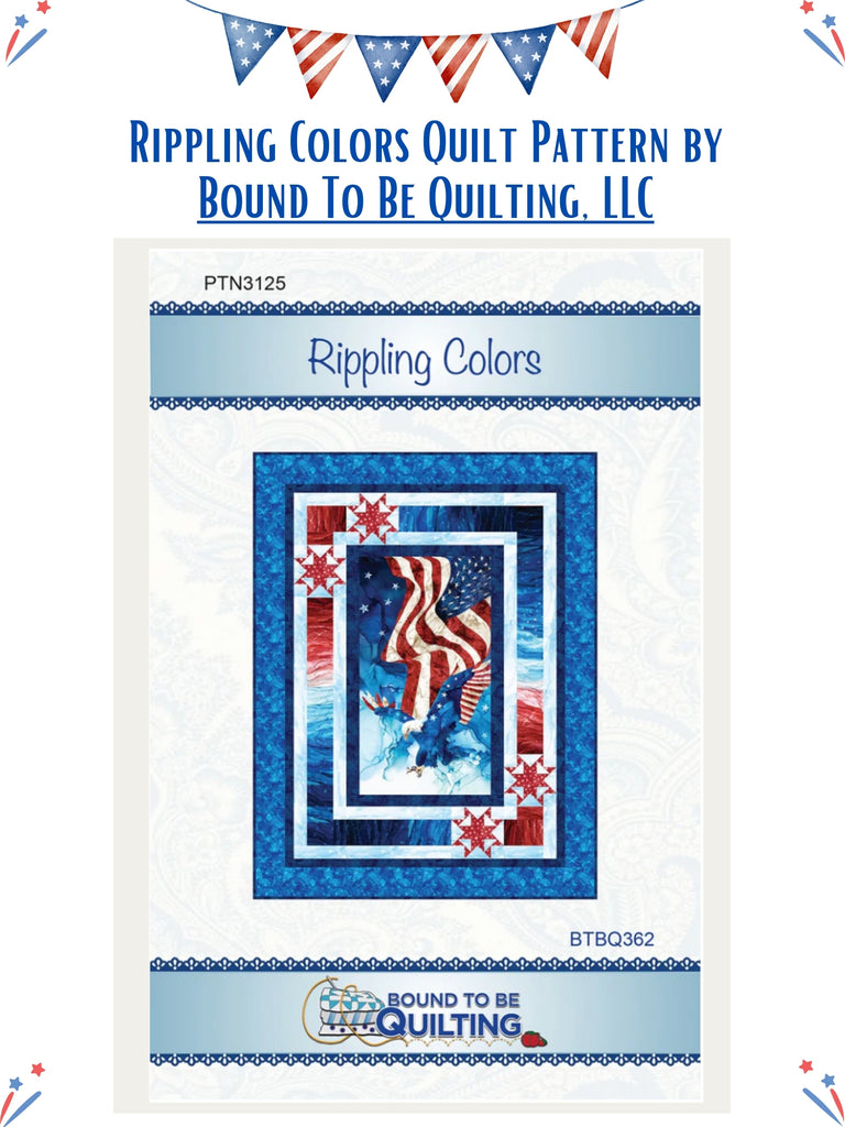 Rippling Colors Quilt Pattern by Bound To Be Quilting, LLC