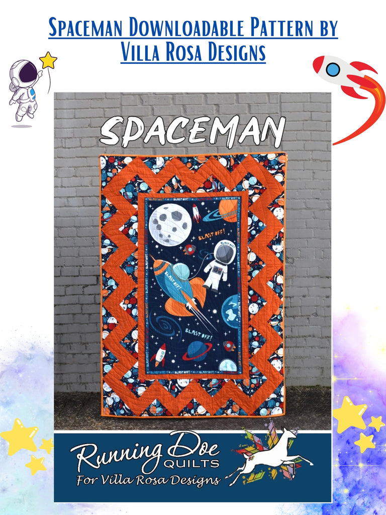 Spaceman Downloadable Pattern by Villa Rosa Designs.