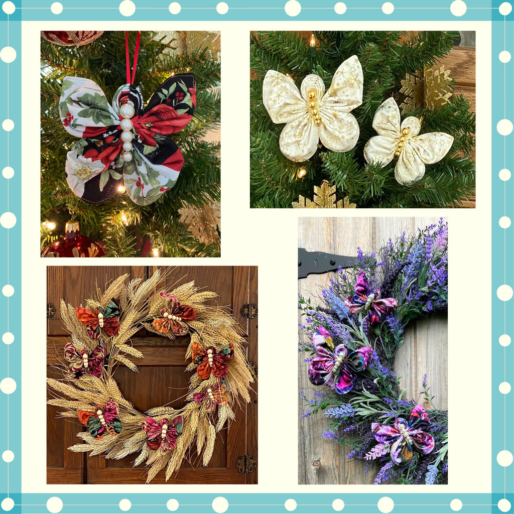 Christmas Butterfly Ornament Examples