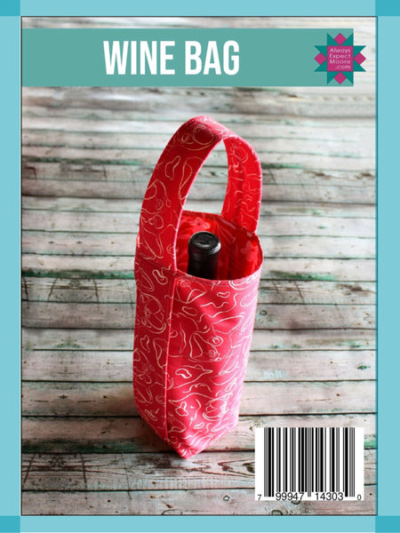 Wine Bag Postcard Pattern