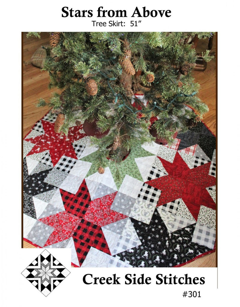 Stars From Above Tree Skirt Quilting Books Patterns And Notions