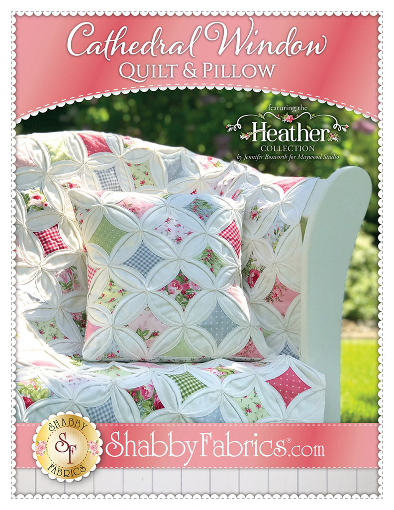 Cathedral Window Quilt & Pillow