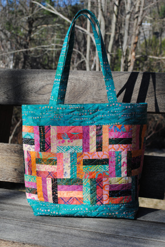 Rail Fence Tote Pattern – Quilting Books Patterns and Notions