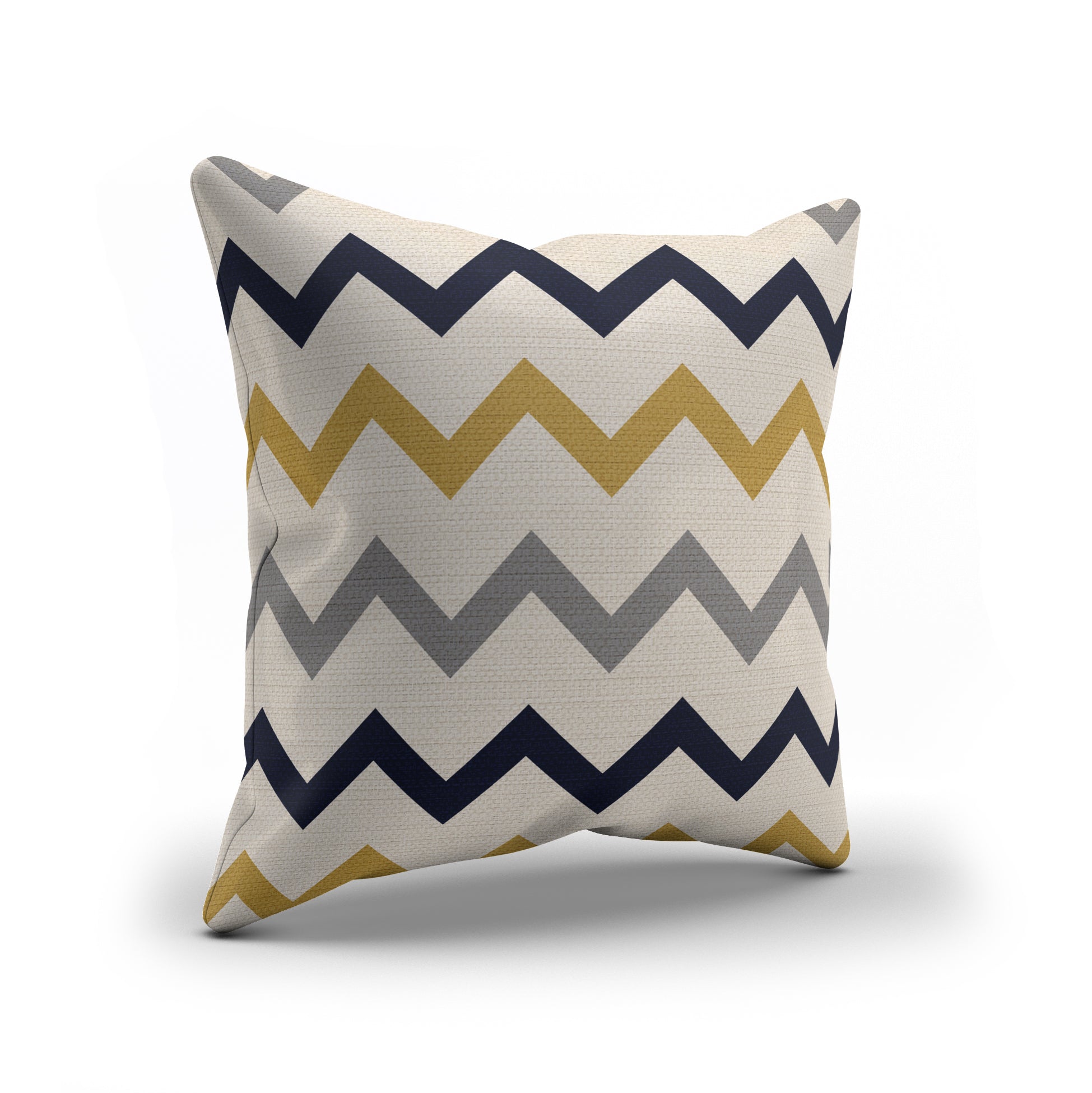 Navy And Mustard Indoor Outdoor Throw Pillows Tribal Living