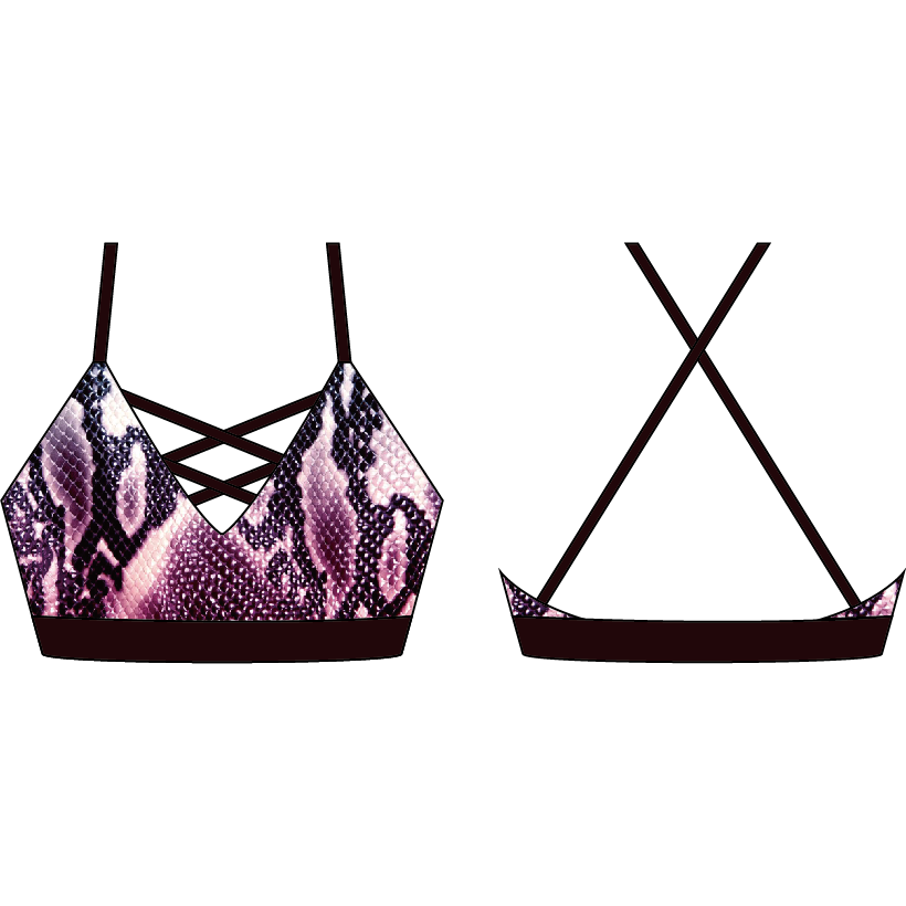 NEW *The Shoulder Cross Over Sports Bra – Figure Slim