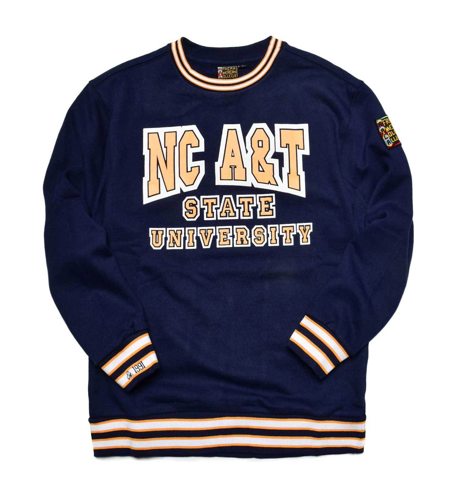 North Carolina A T University Classic 91 Crewneck Navy Aaca