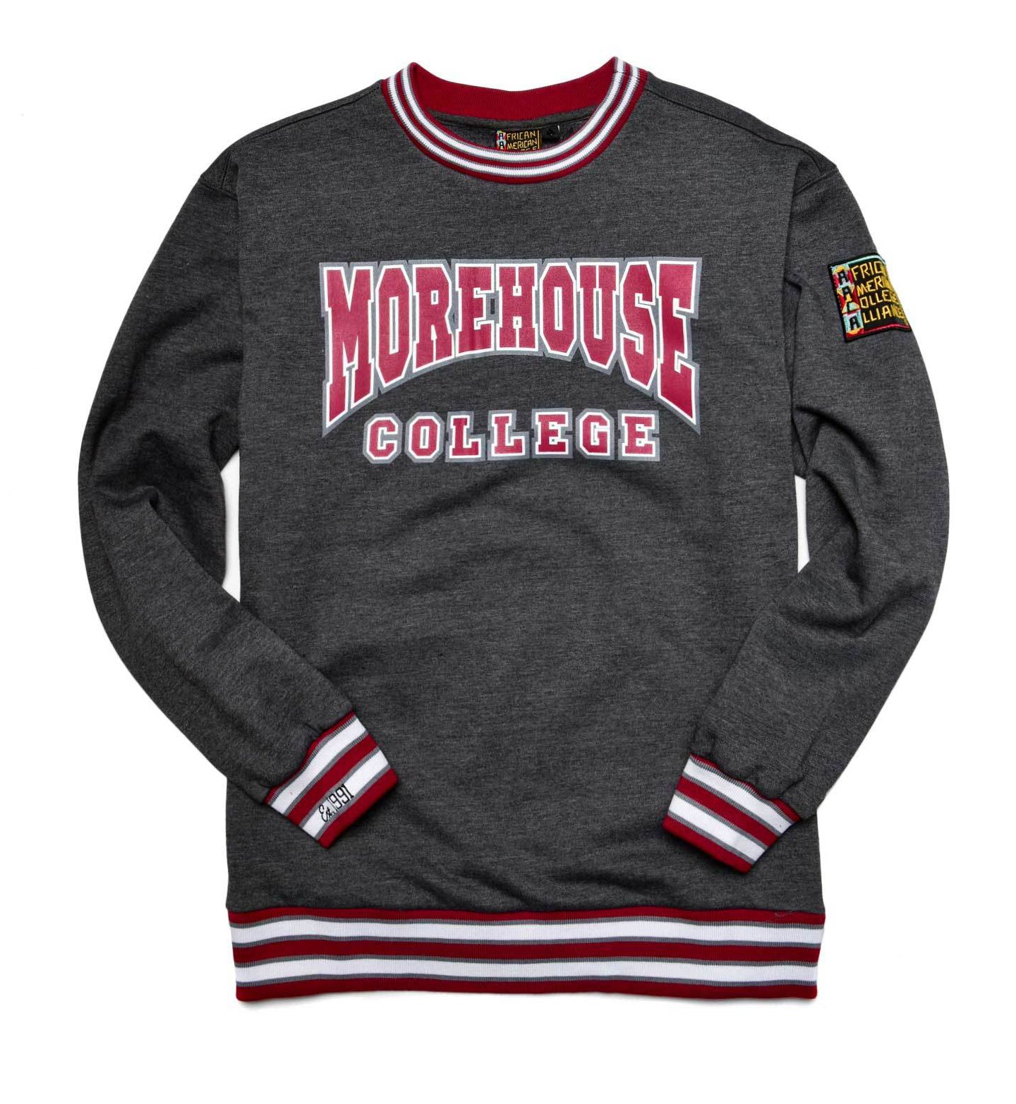 Morehouse College Classic '91 Crewneck Charcoal Grey – AACA Clothing