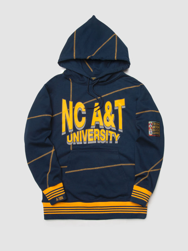 North Carolina A&T University '93 Frankenstein Hoodie Navy/Gold – AACA