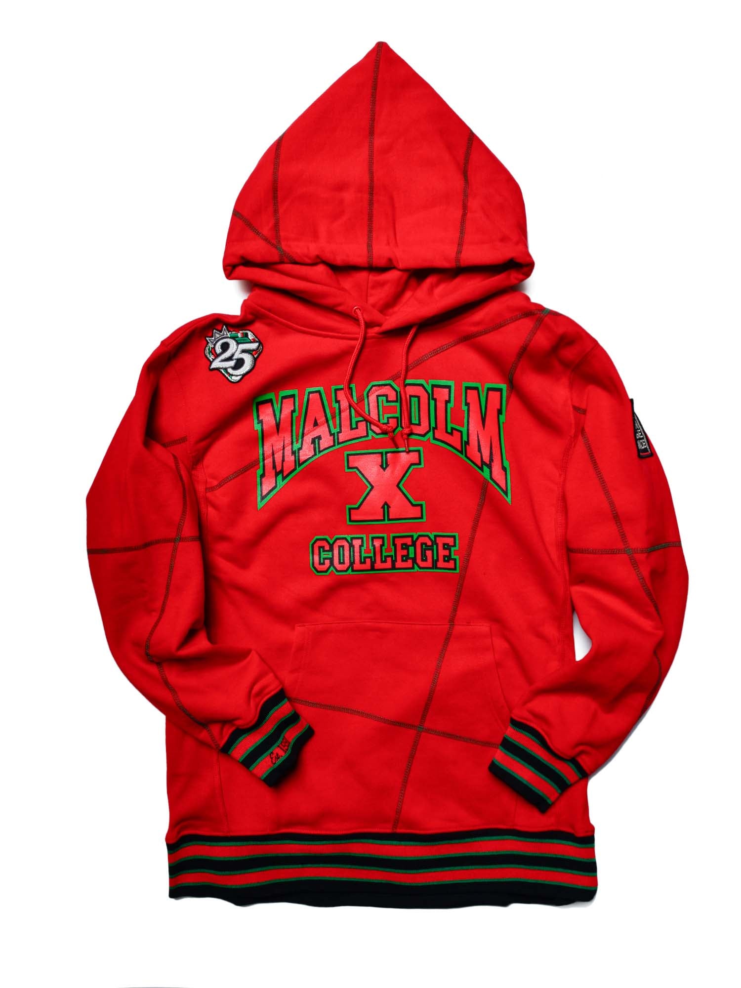 malcolm x college sweatshirt