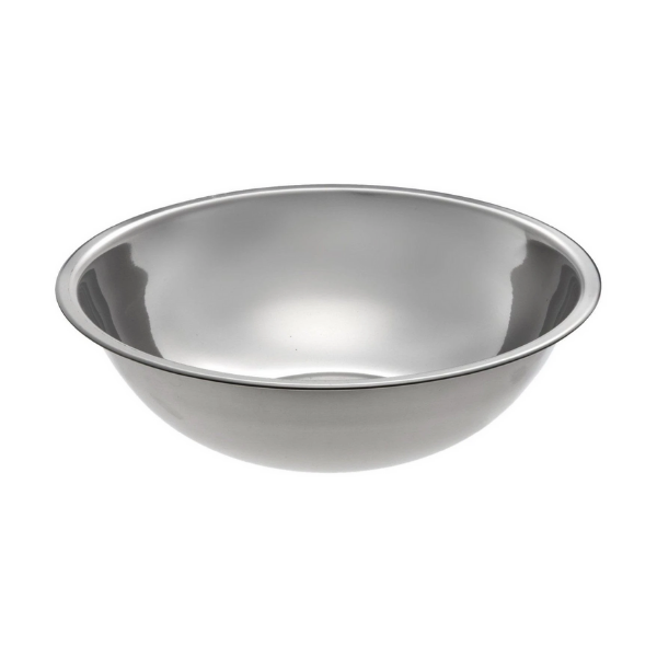 16 Quart Large Stainless Steel Mixing Bowl Baking Bowl, Flat Base Bowl 