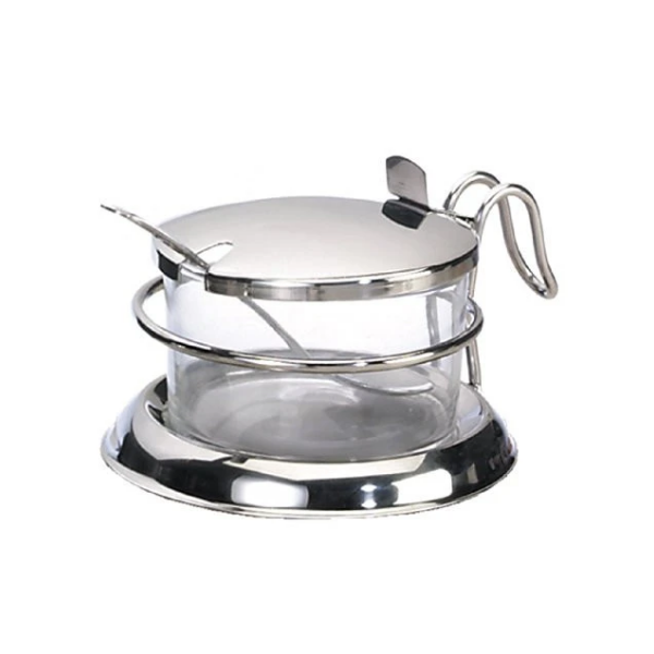 Condiment Holder with Stainless Steel Base