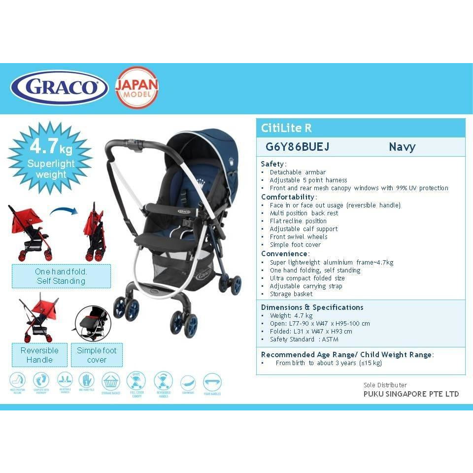 graco citilite r up stroller