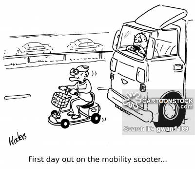 First day out on the mobility scooter