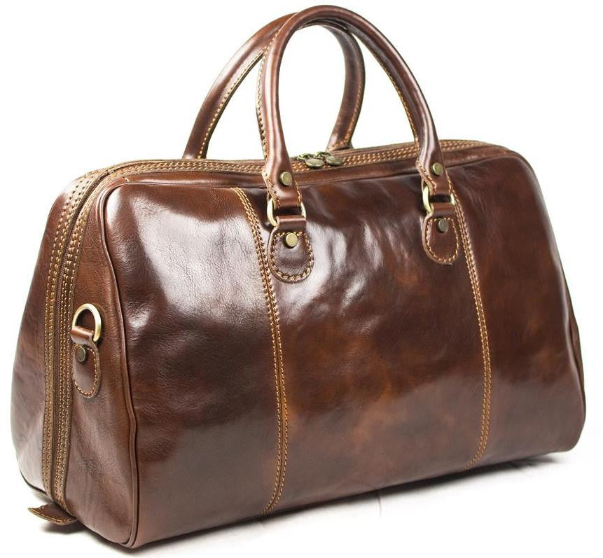 Pure Italian Leather Holdalls & Luggage | Mens Leather Holdalls ...