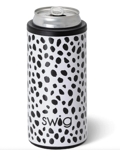 Swig Skinny Can Cooler - Matte Grey 12oz