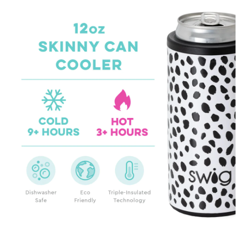 Swig Marble Skinny Can Cooler (12oz)