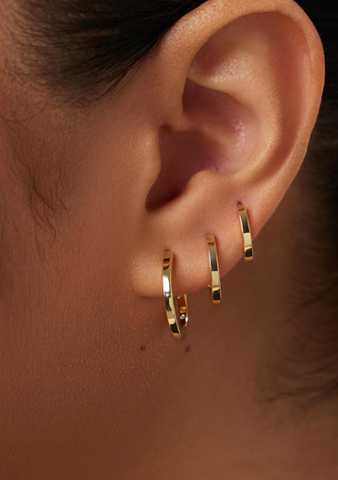 hoop earrings