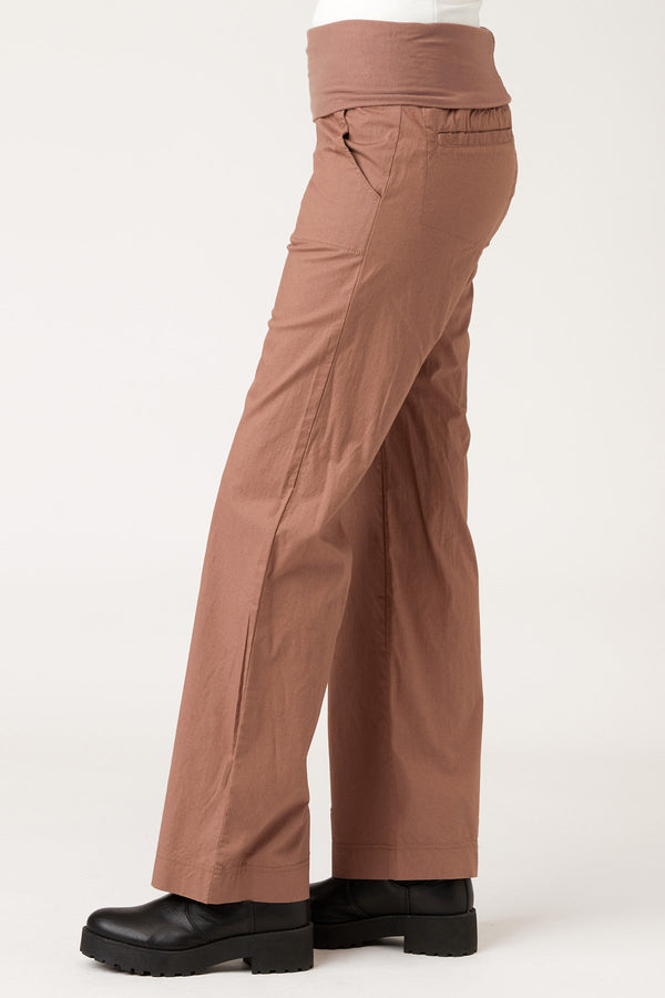 4-Pocket Fold Over Pant in Frost – XCVI