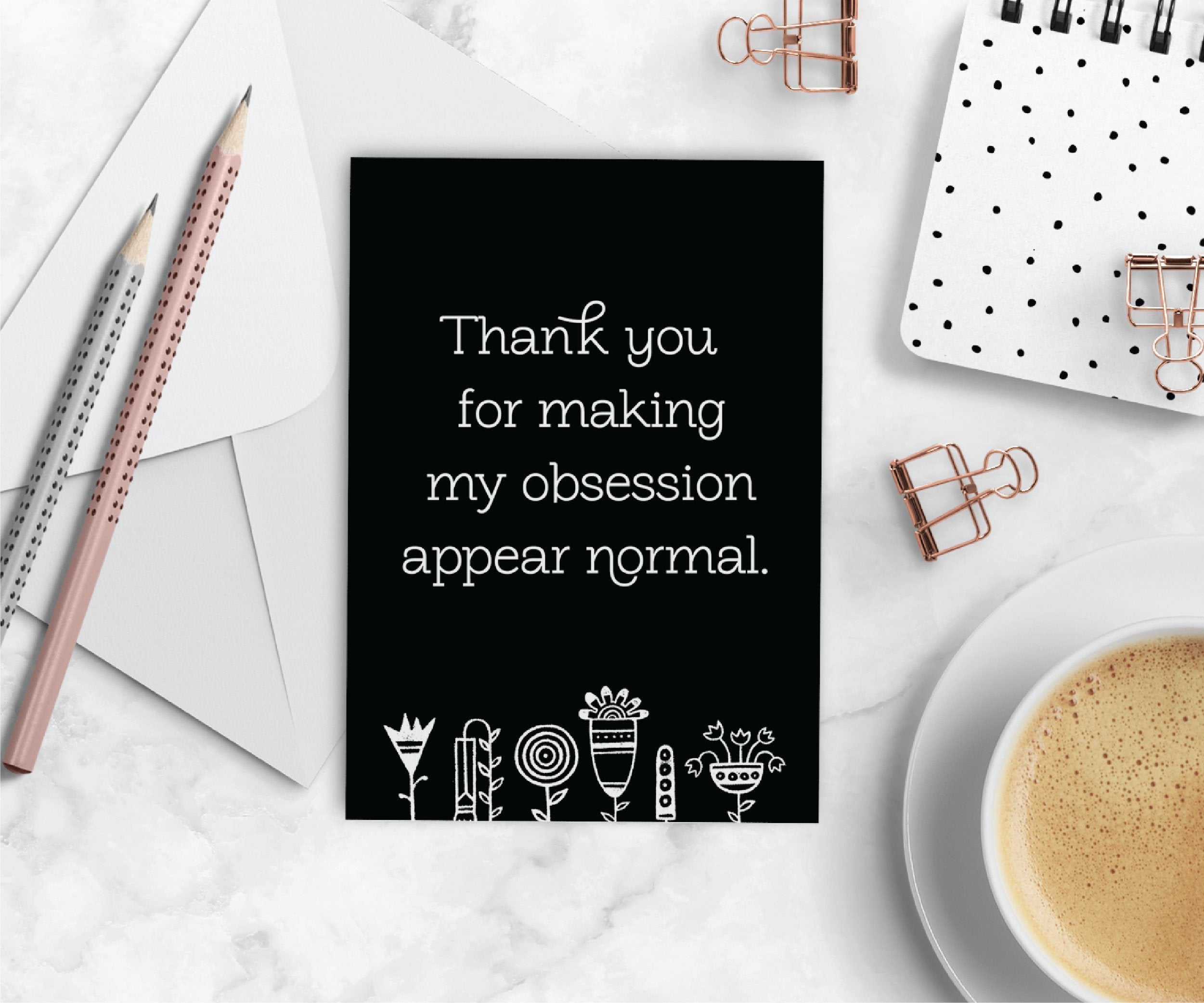 Essential Oil Greeting Cards - Thank you for making my obsession.. | 5