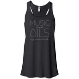 MUSIC and OILS: my essentials - Women's Flowy Racerback Tank Essential Oil Style young living tshirts funny oil shirts popular oil shirts doterra tshirts convention shirts