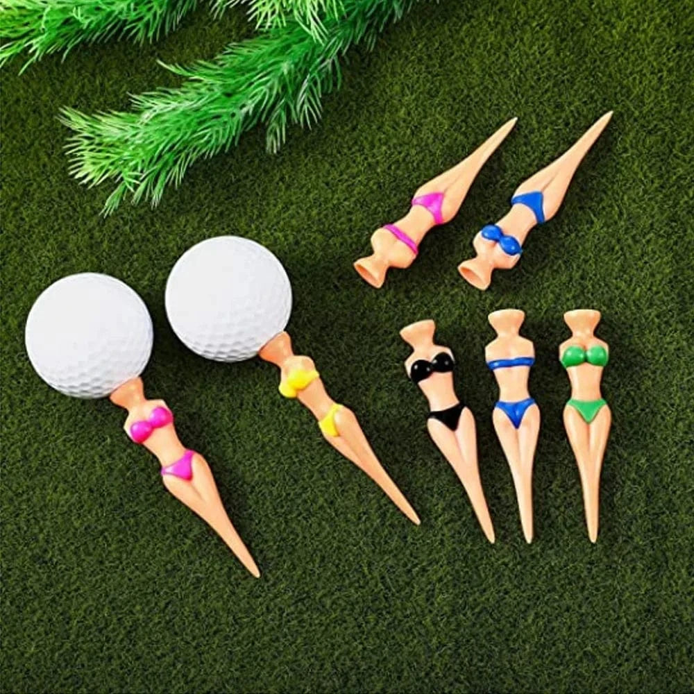 Back Nine Finds 5-Pack Funny Bikini Lady Golf Tees