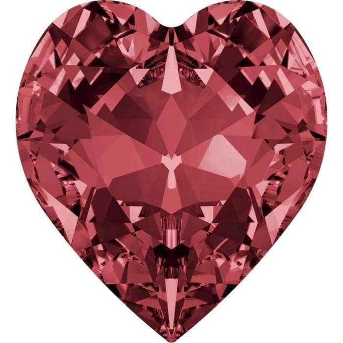Swarovski 4884 Sillion Heart Fancy 10 Color 3 size Plump Heart