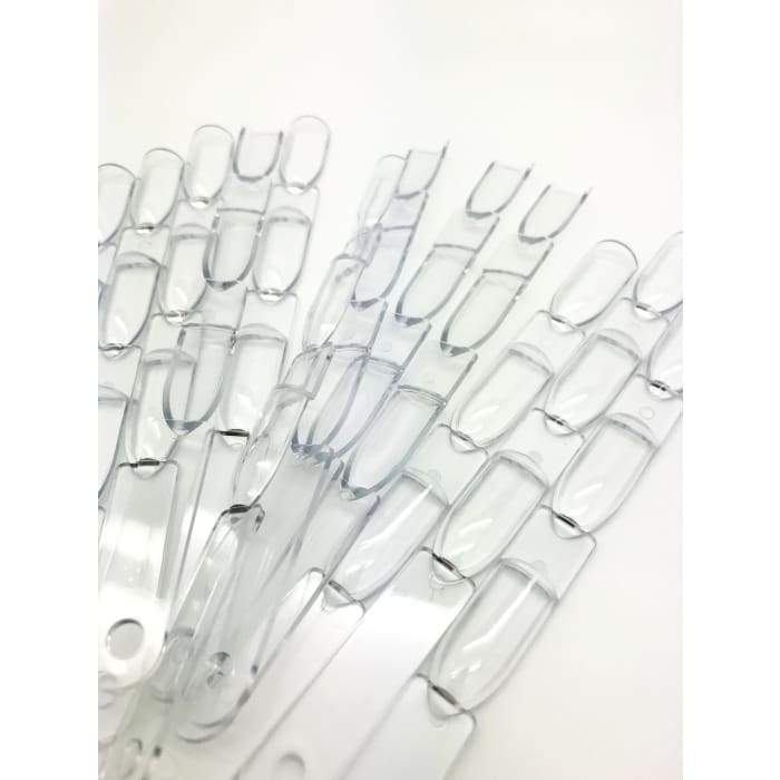  100Pcs Nail Swatch Sticks for Acrylic Nails - Gel Nail Display  Tips Nail Polish Swatch Stick Plastic Nail Tips Acrylic Nail Display Nail  Tools - Nail Salon Equipment Clear Nail Tips