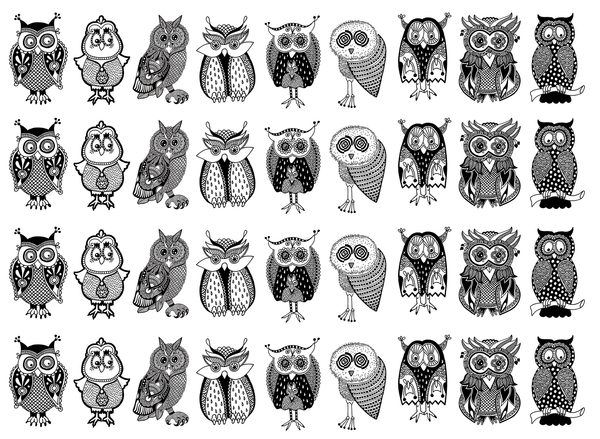 Owl Mania 36 pcs 1