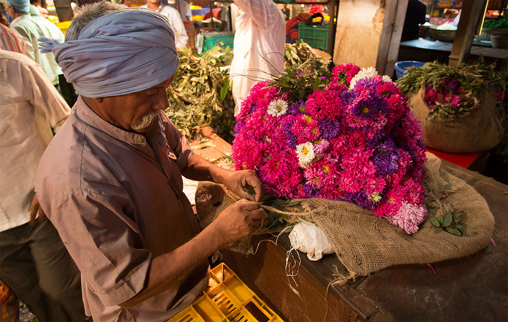 Mumbai Dadar Flower Market