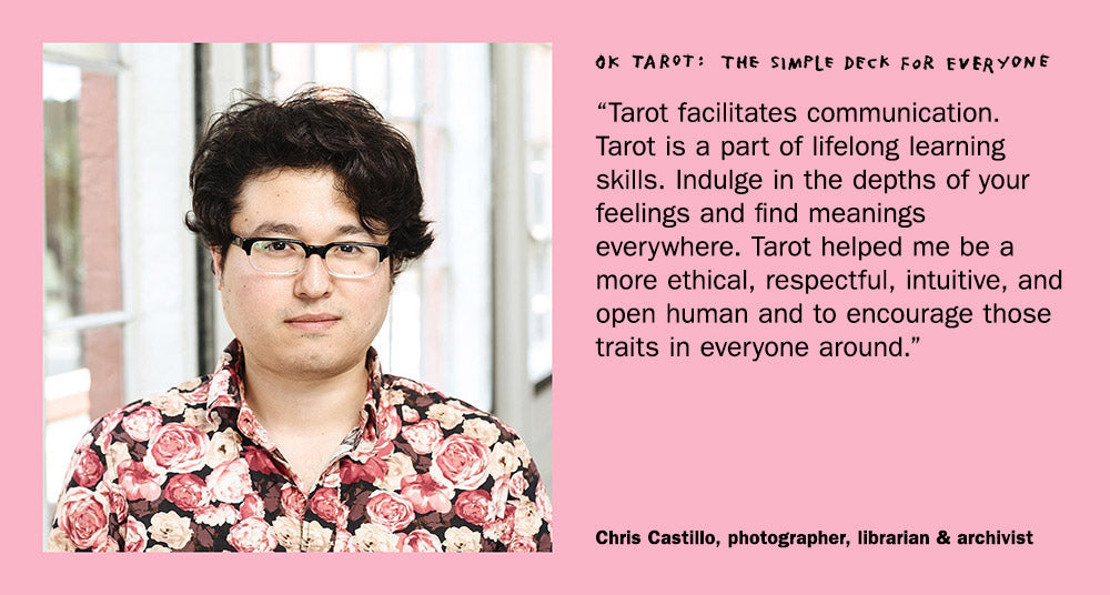 Photo of Chris. Embedded text in image is a quote from interview which follows below.