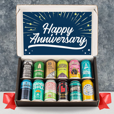 Tin Anniversary Beer Gift For Him